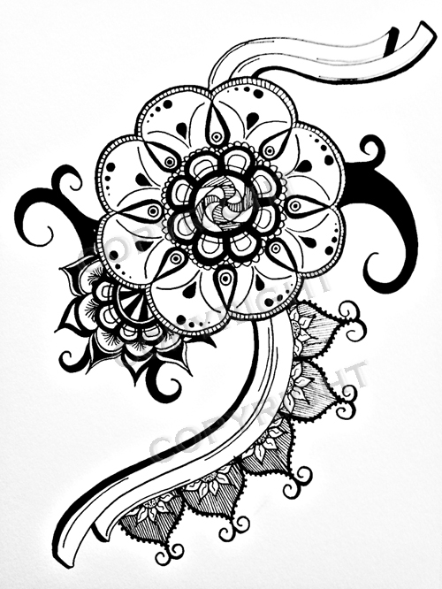 Flower Power Drawing at GetDrawings | Free download