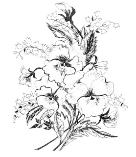 278x320 Digital Two For Tuesday Flower Power Digi Stamps Flowers N