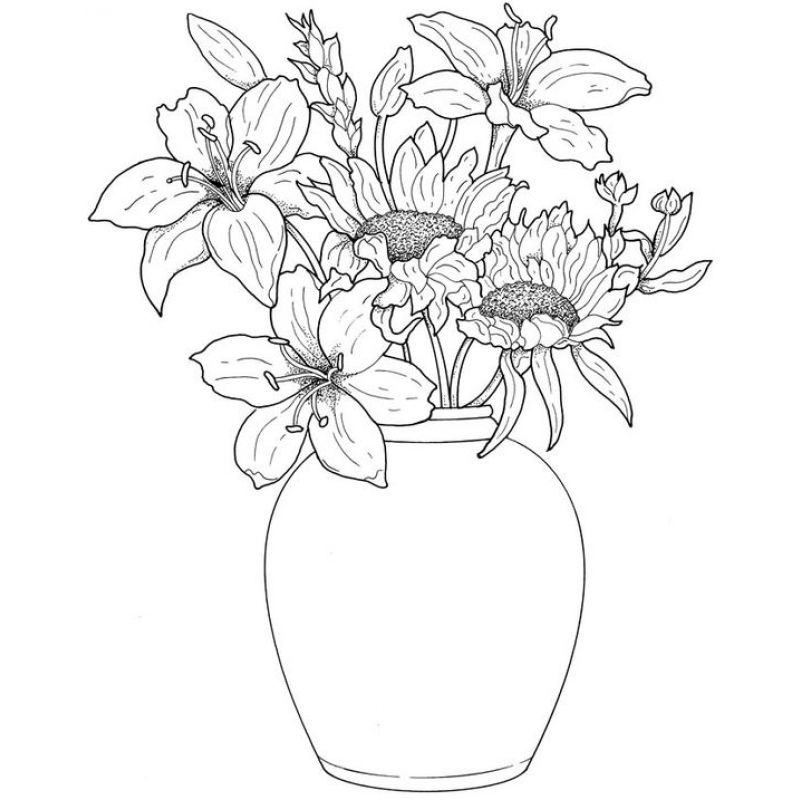 Flower Shop Drawing at GetDrawings | Free download