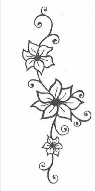318x638 Appealing How To Draw Simple Flower Designs 45 For Your Home