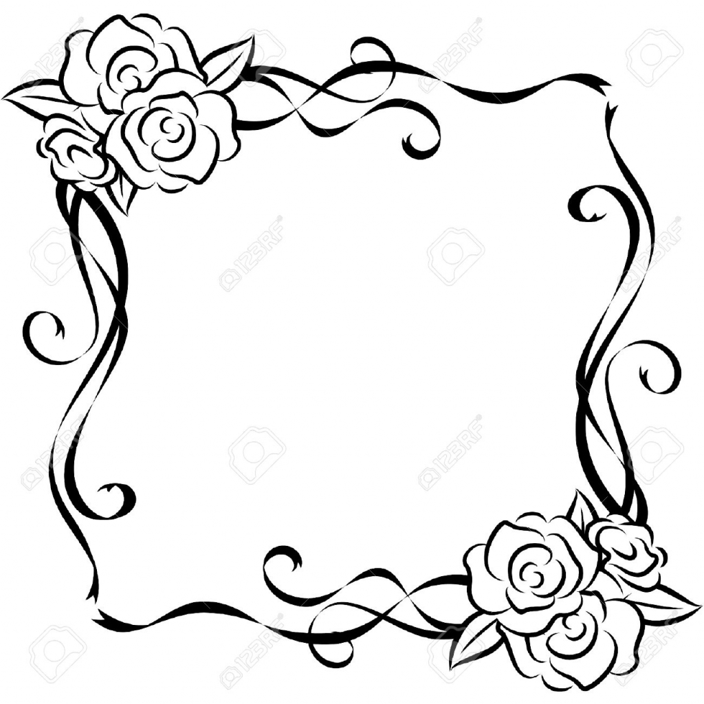 1024x1024 Art Beautiful Flower Drawing Coloring Pages Flower Simple