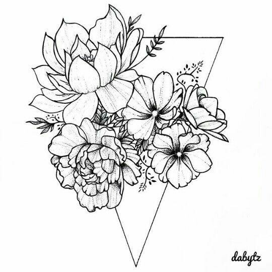 Flower Tattoo Drawing at GetDrawings | Free download