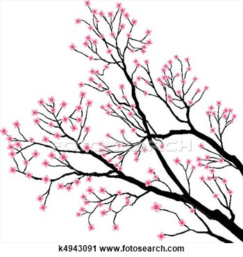 350x370 Pink Flower Clipart Flowering Tree