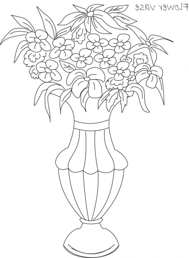 750x1024 Easy Pencil Arts Flower Pot Flower Pot Drawing For Kids Stepstep