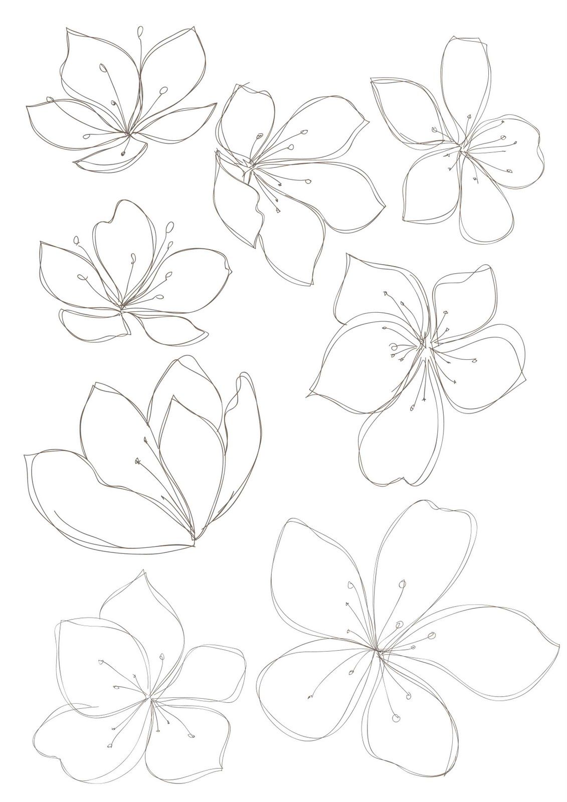 1131x1600 Bobbie Print Floral Drawings Artsy. Floral