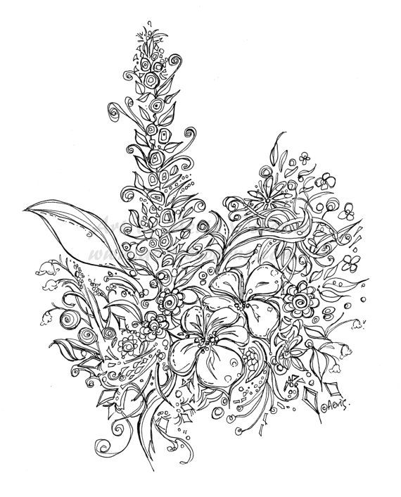 570x706 The Best Hawaii Flowers Drawing Ideas On Hawaiian