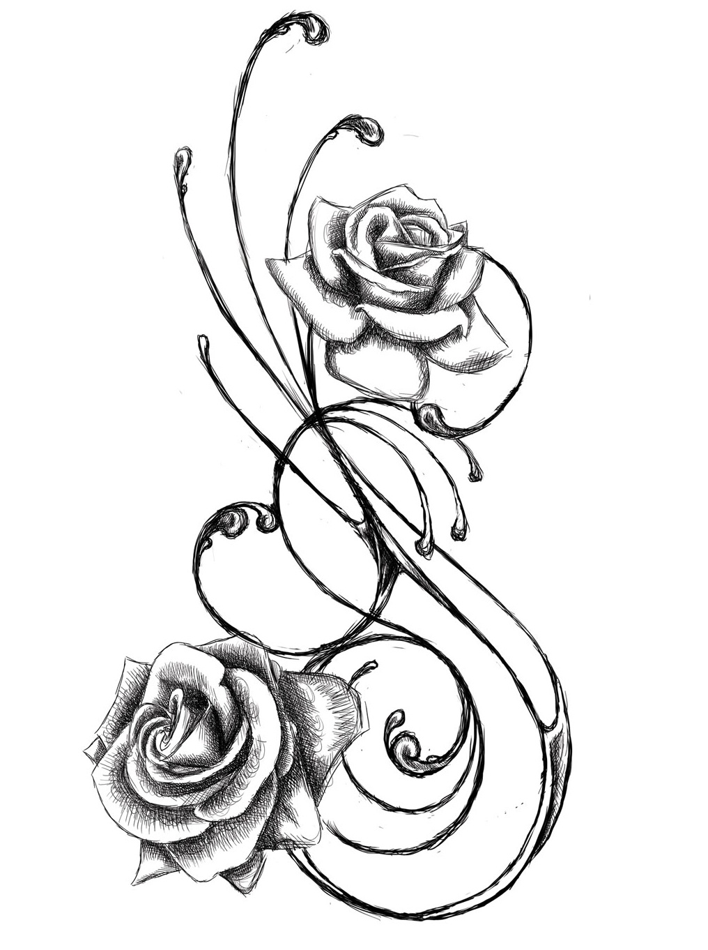 1016x1362 Collection Of Flower Tattoo Design