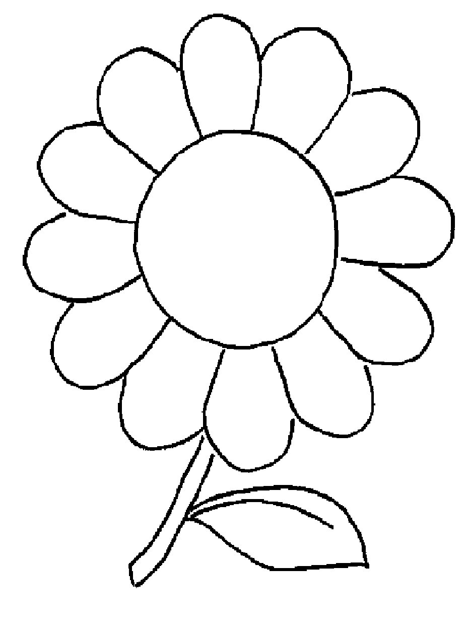 925x1253 Flowers Drawings For Kids