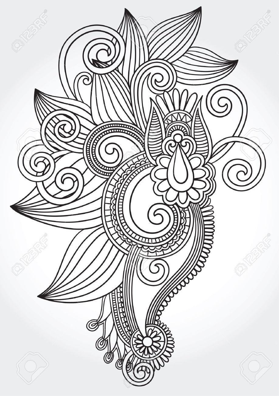918x1300 Black And White Design Drawing Clipart