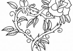 300x210 Flower Outline Drawing