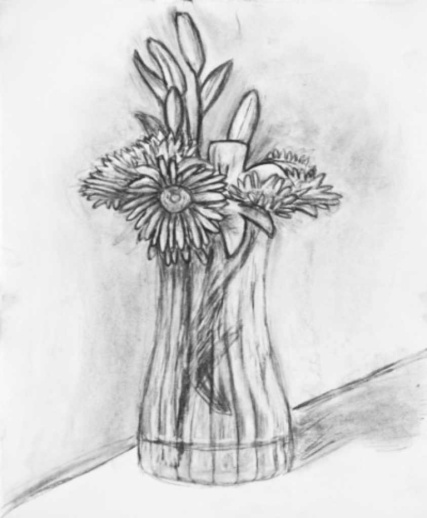 843x1024 Vases Pencils Sketches Of Flower Vase Pencils Sketches