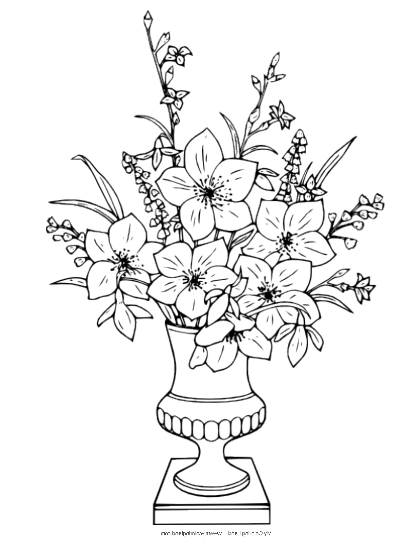 816x1056 Full Hd Sketch Image Of Flower Vase Pencil Sketch Of Different