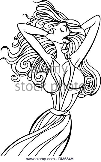 337x540 Flowing Hair Black And White Stock Photos Amp Images