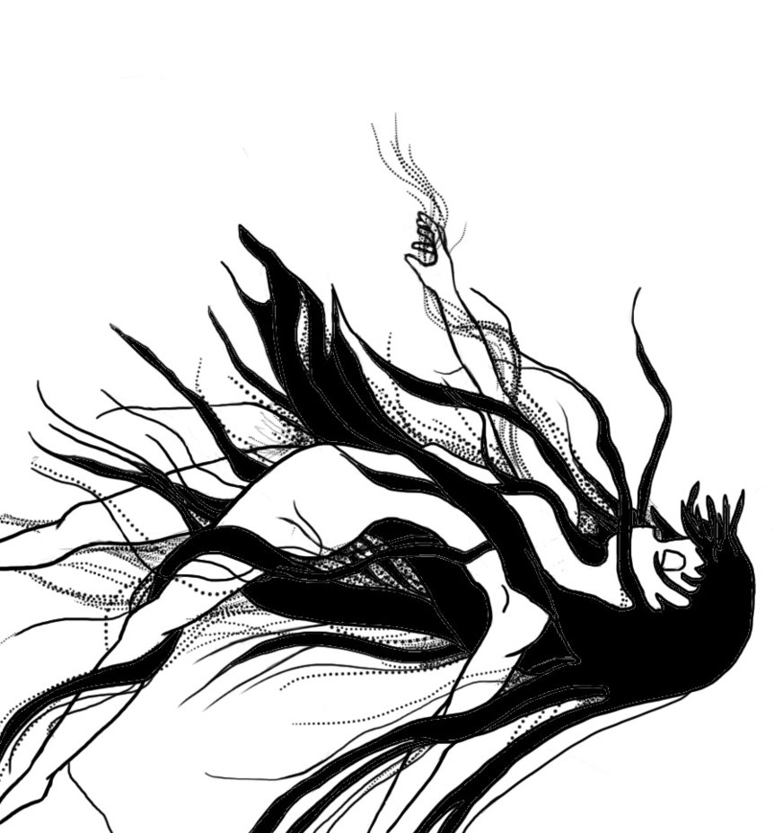 862x927 Flowing Hair Drawing Clipart Panda