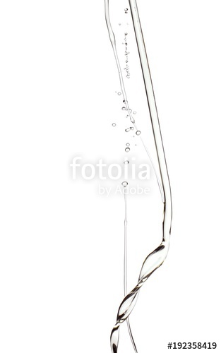 313x500 Flowing Water On White Background Stock Photo And Royalty Free