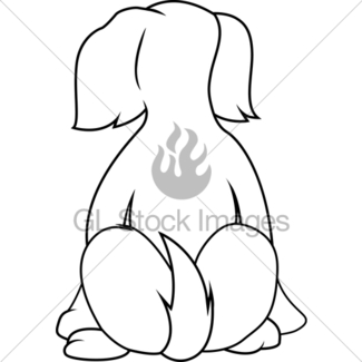 325x325 Dog Fluffy Backview 2 Gl Stock Images
