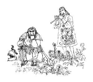 300x265 Flute Drawings Fine Art America