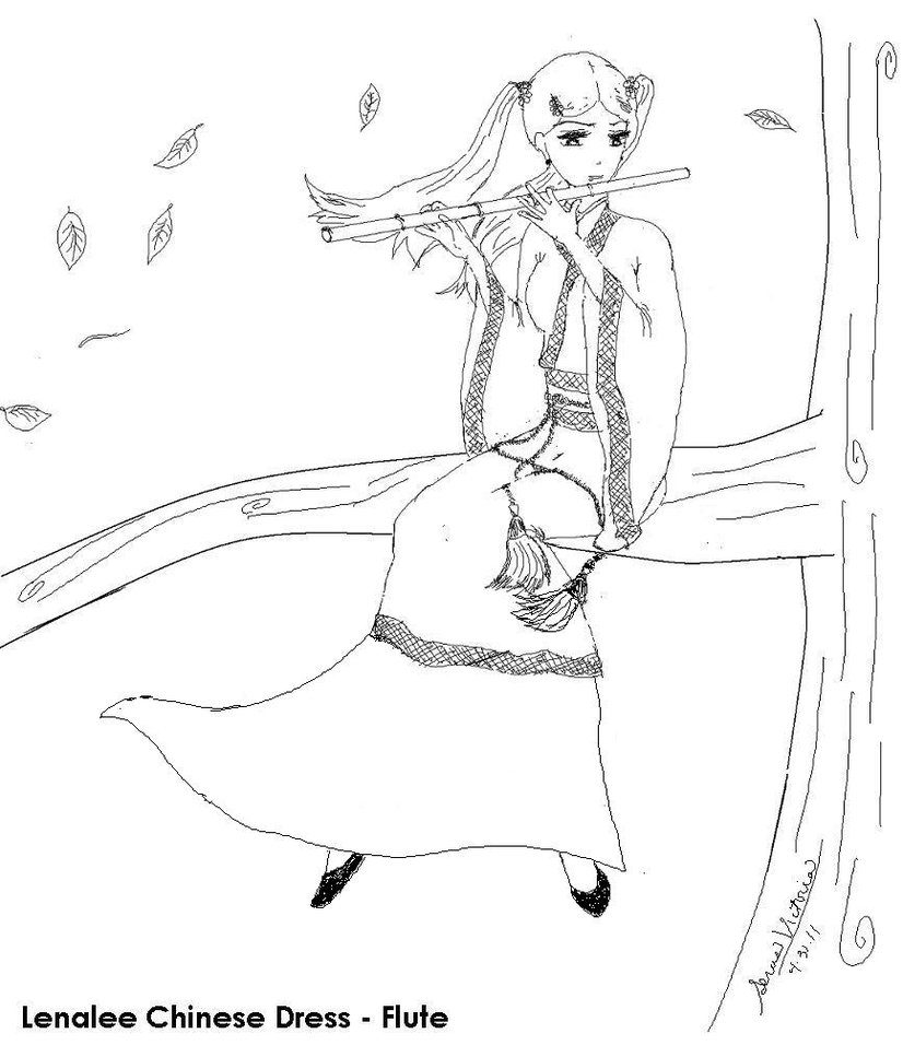 826x967 Lenalee Chinese Dress