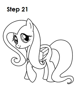 300x388 How To Draw Fluttershy