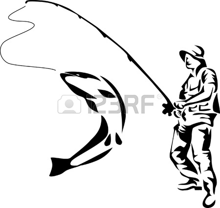 450x426 Fly Fishing Royalty Free Cliparts, Vectors, And Stock Illustration