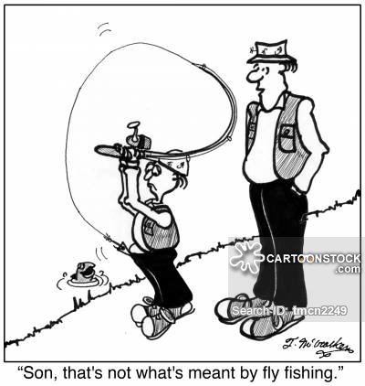 400x422 Fly Fishing Cartoons And Comics