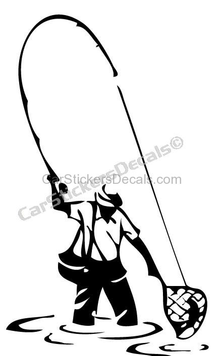 444x707 Fly Fishing 7 Sticker Amp Decal