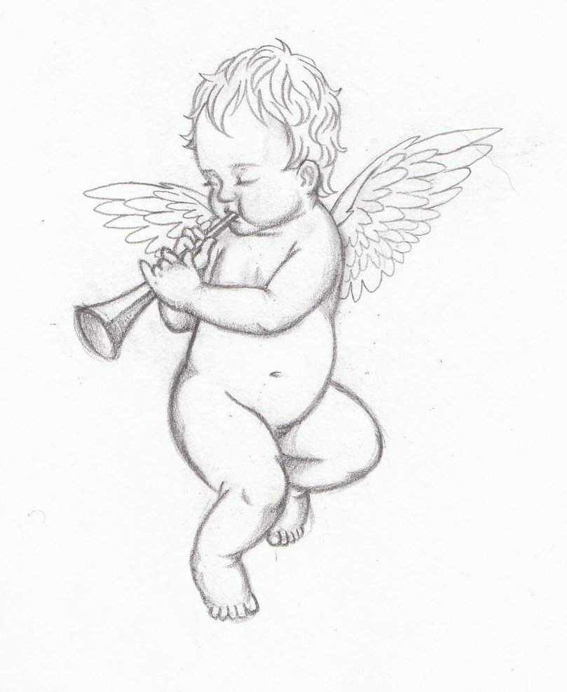 809x987 Baby Angel Tattoos Amp Designs With Meanings