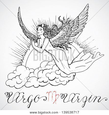 444x470 Hand Drawn Astrological Zodiac Vector Amp Photo Bigstock