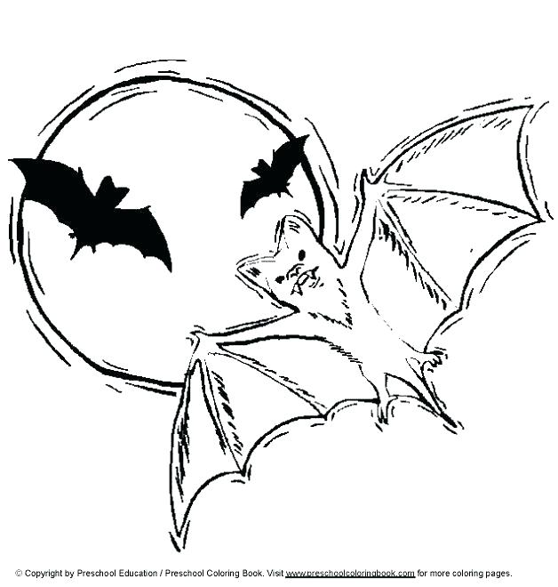 628x660 Coloring Pages Bats Coloring Pages Of Bats For Flying Bat Coloring