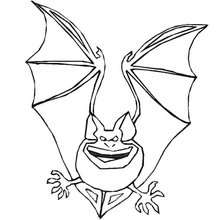 220x220 Black Bats Coloring Pages