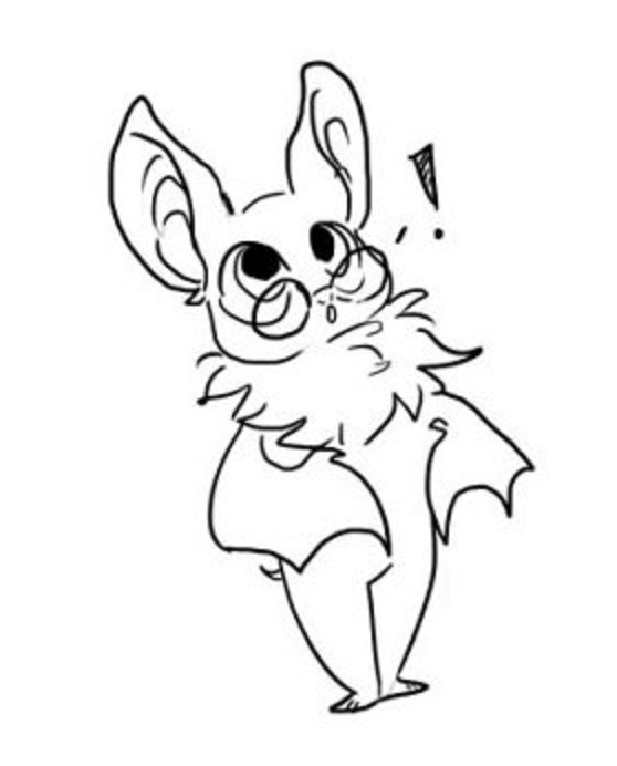 558x692 Rose The Flying Fox Bat Lineart By Pancakes Gift By Devious