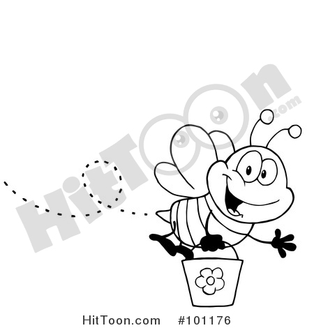450x470 Bee Clipart