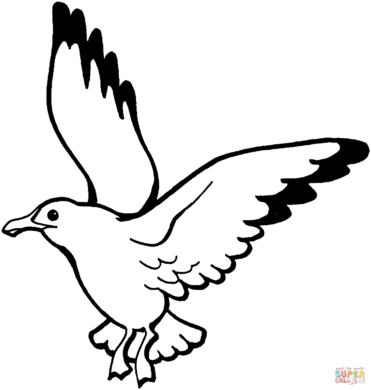 1429x1500 Flying Seagull Coloring Page Free Printable Coloring Pages