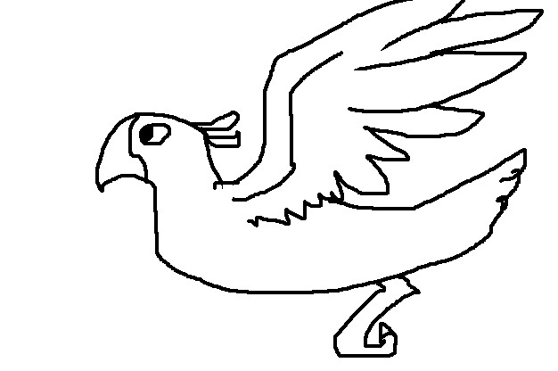 626x416 Original Flying Bird Base By Diinkers