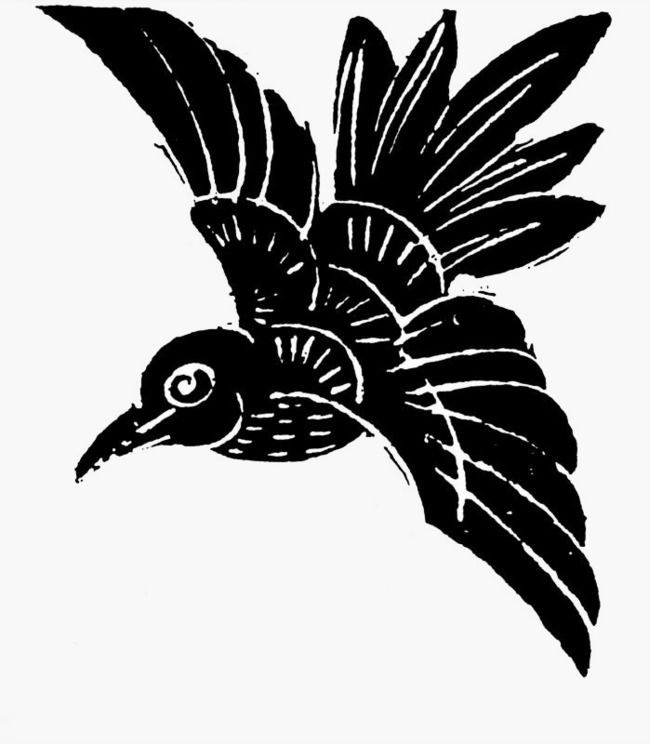 650x744 Hand Painted Flying Crows, Hand Painted, Design, Black Png Image