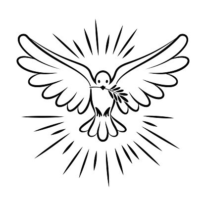 416x416 Flying Dove Vector Dove Of Premium Clipart