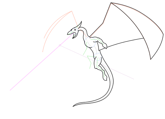 540x392 How To Draw A Dragon