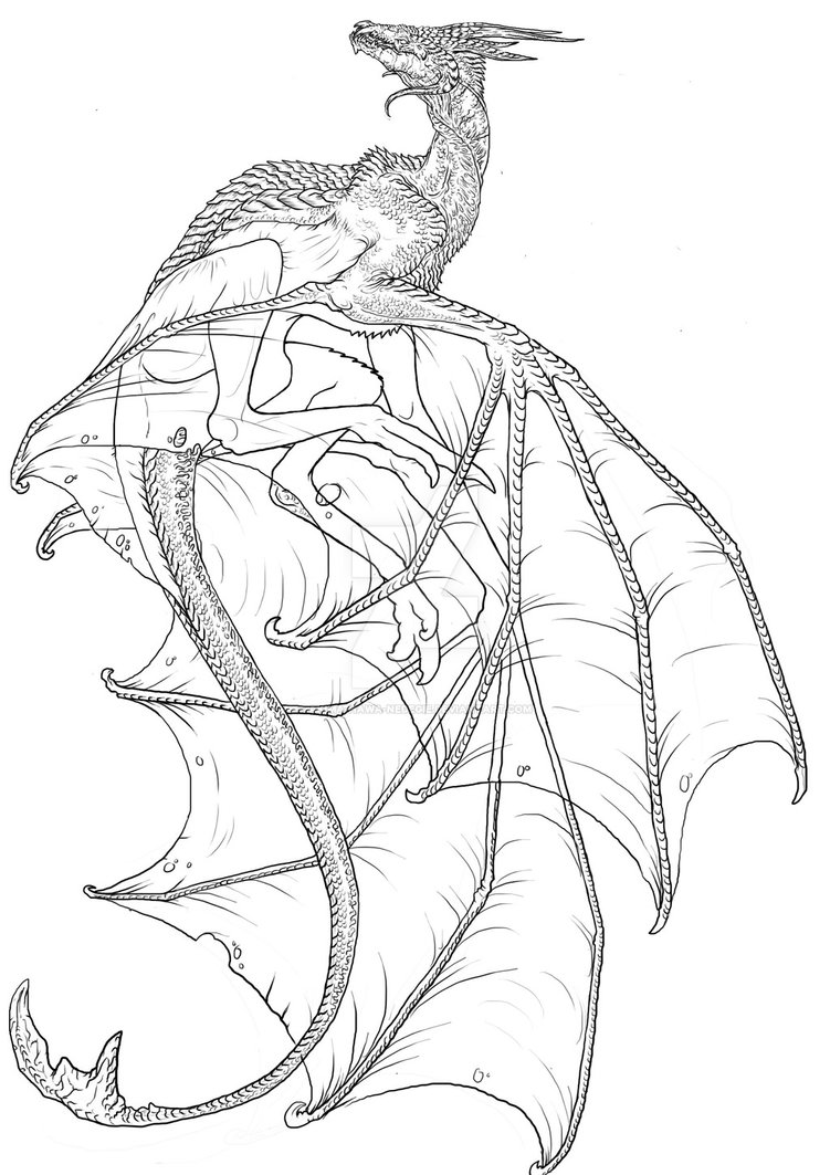 Flying Dragon Drawing at GetDrawings | Free download