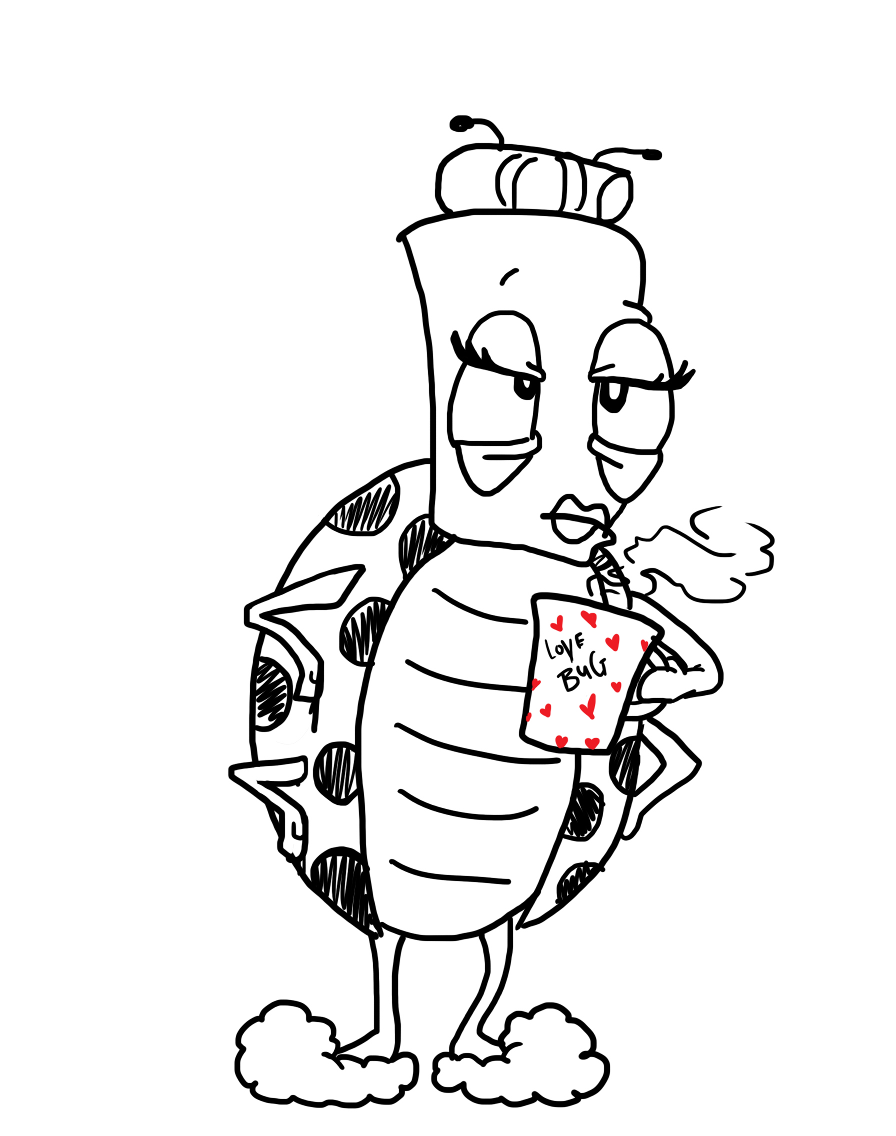 1792x2272 Flying Ladybug Drawing Clipart Panda