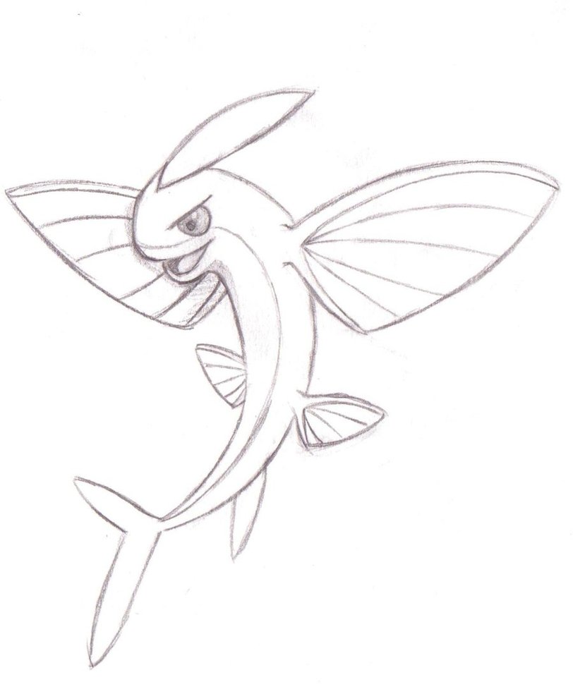812x984 Salwing Flying Fish Pokemon By Pokemansion