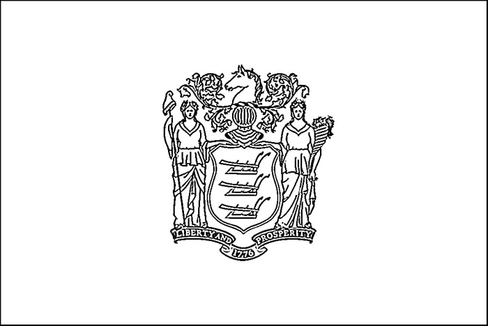 700x468 New Jersey State Flag Coloring Pages