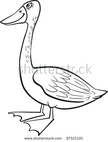 358x470 Goose Coloring Page Cortefocal.site