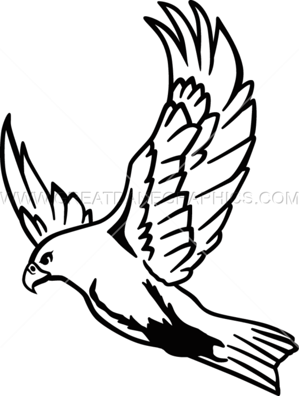 604x800 Falcon Flying Clipart