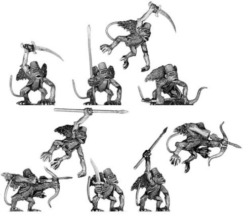 480x425 Winged Fez Monkeys Eureka Miniatures Usa