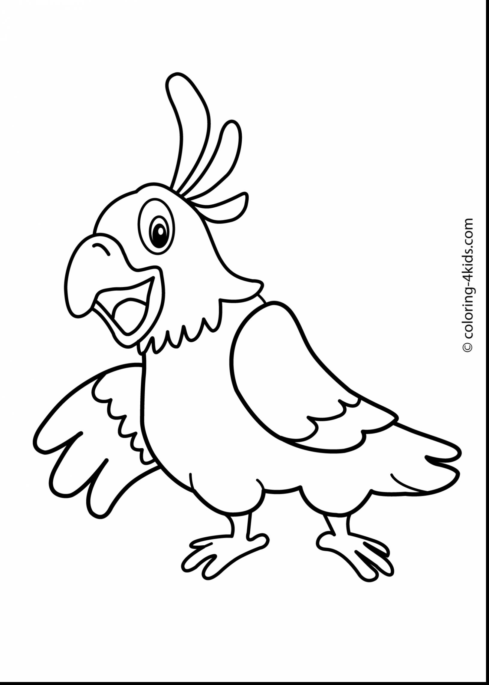 1631x2286 Remarkable Printable Parrot Coloring Pages Kids With Parrot