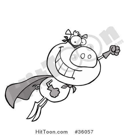 450x470 Pig Clipart