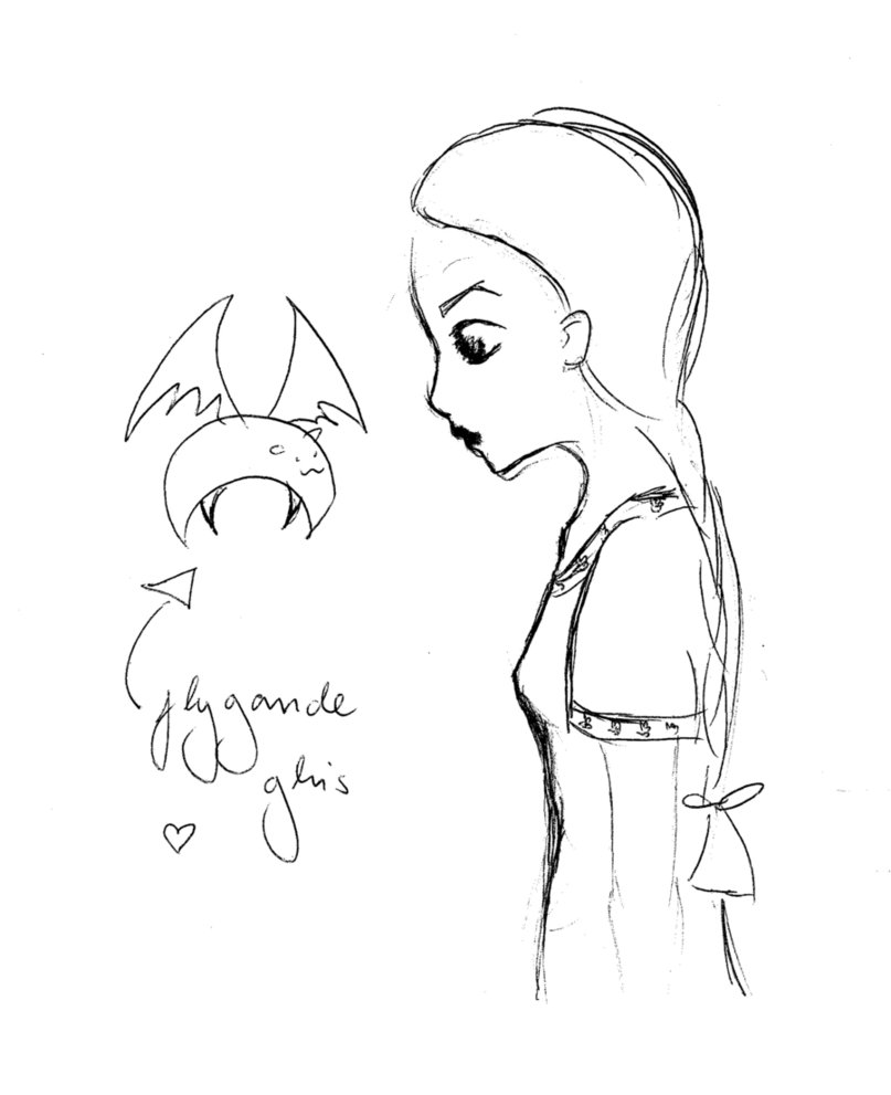 807x991 Simple Doodle Flying Pig By 4w350m3