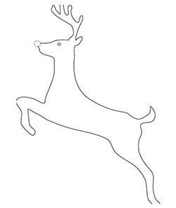 Flying Reindeer Drawing at GetDrawings | Free download