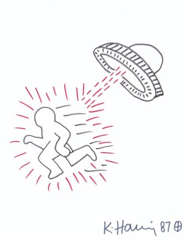 363x470 The Flying Saucer By Keith Haring On Artnet