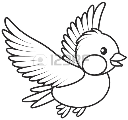 450x423 Small Bird Flying Royalty Free Cliparts, Vectors, And Stock